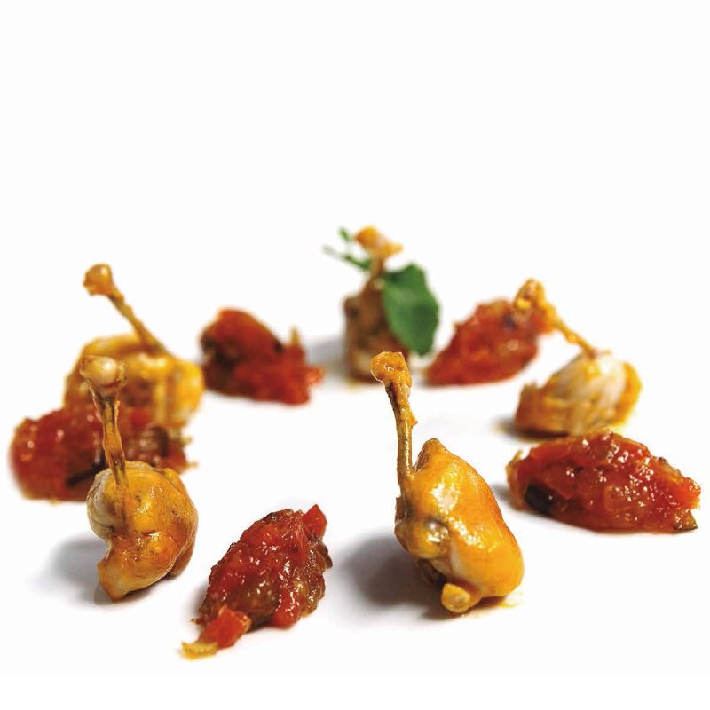 L’Ancachup en tempura légère : finger-food étoilé.